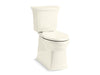 KOHLER K-33813-RA Corbelle Tall two-piece elongated toilet with skirted trapway, 1.28 gpf