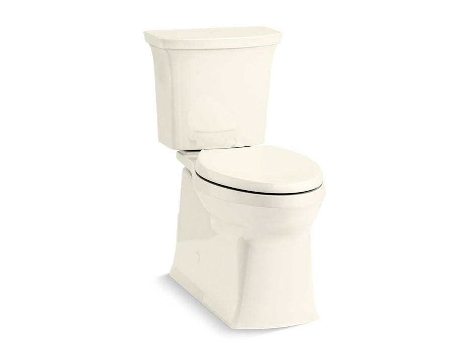 KOHLER K-33813-RA Corbelle Tall two-piece elongated toilet with skirted trapway, 1.28 gpf