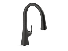 Load image into Gallery viewer, KOHLER K-22068-WB Graze Touchless pull-down kitchen sink faucet with KOHLER Konnect and three-function sprayhead
