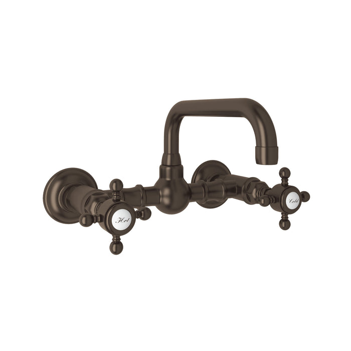 ROHL Acqui® Wall Mount Bridge Lavatory Faucet With U-Spout