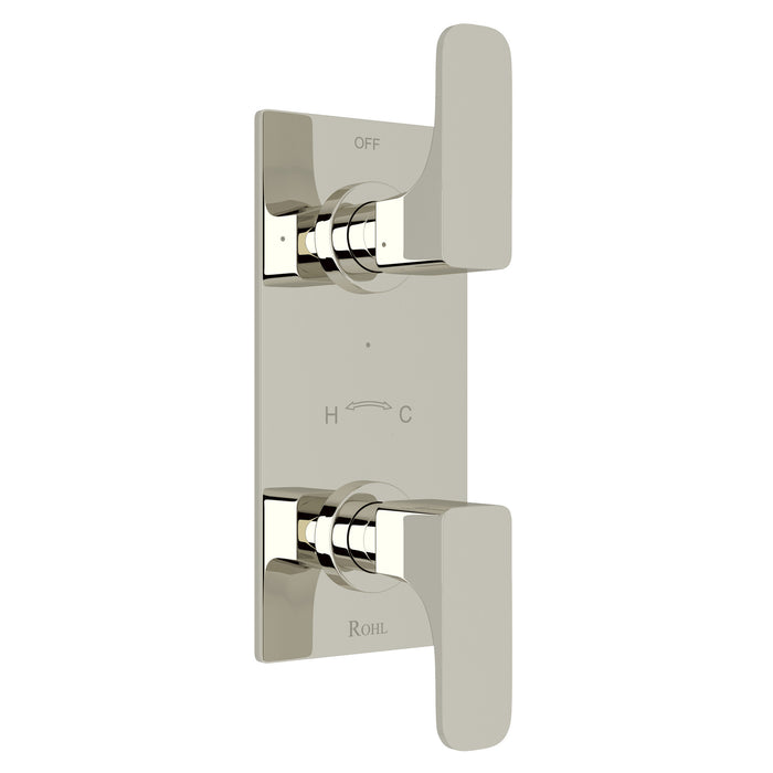 ROHL CU390 Quartile 1/2" Thermostatic Trim with Diverter