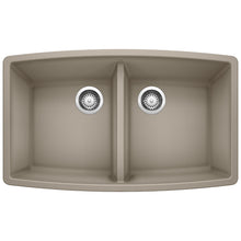 Load image into Gallery viewer, BLANCO 441290 Performa Equal Double Bowl Kitchen Sink - Truffle
