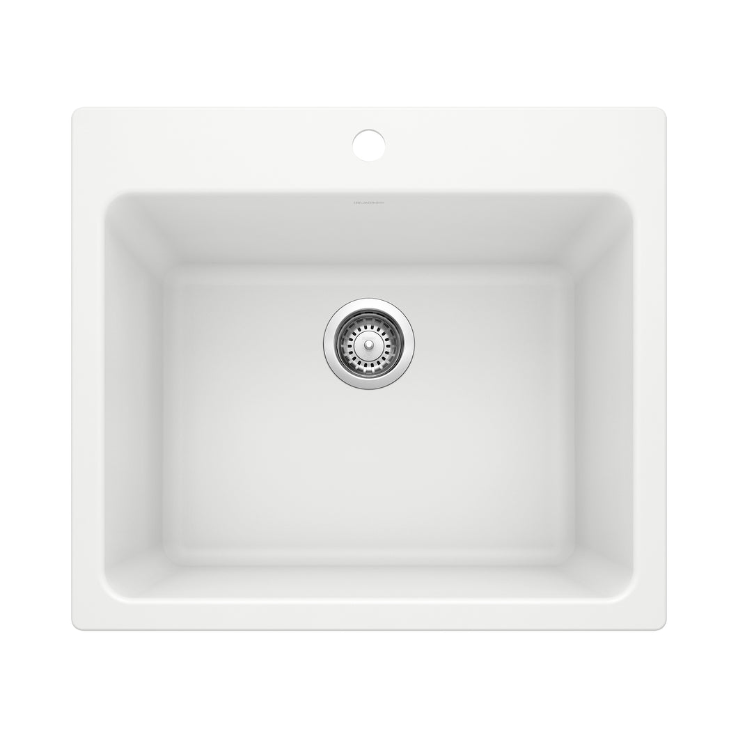 BLANCO 401927 Liven Dual Mount Laundry Sink - White