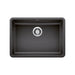 BLANCO Precis 25" ADA Single Bowl Kitchen Sink - Anthracite